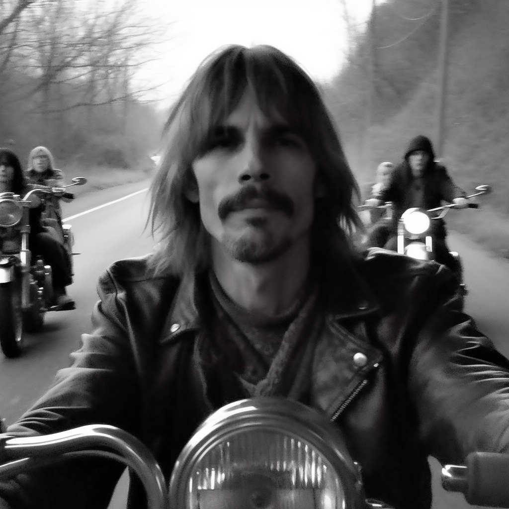 Byron as Smitty in Desth Rides a Chopper